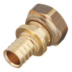 Соединитель прямой Stout 20 мм х 3/4 ВР(г) с накидной гайкой латунный (SFA-0019-002034) - фото 4