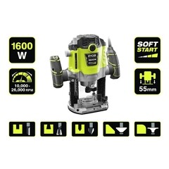 Фрезер электрический Ryobi RRT1600-K 1600 Вт (16014009) - фото 4