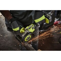 Шлифмашина угловая аккумуляторная Ryobi RAG18X-0 18 В d125 мм без АКБ и ЗУ (21729712) - фото 5