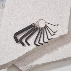 Набор шестигранных ключей г-образных Kranz HEX 1,5-10 мм (KR-12-5201) (10 шт.) - фото 5