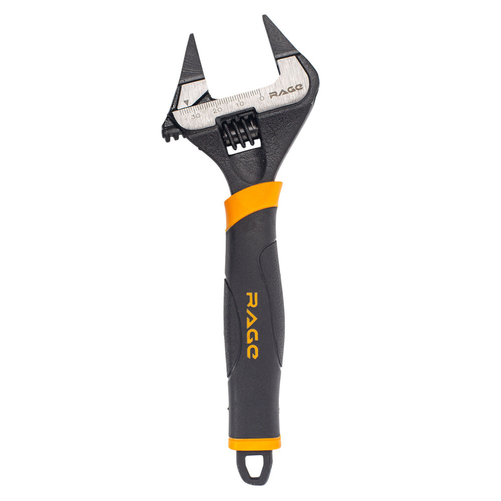 

Ключ разводной с ультратонкими губками Rage by Vira  мм с двухкомпонентной рукояткой