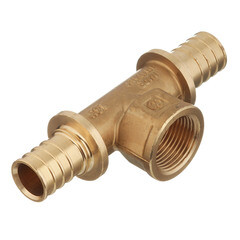 Тройник Stout 25 мм х 3/4 ВР(г) х 25 мм латунный (SFA-0028-002534) - фото 4