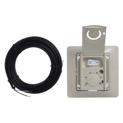 Терморегулятор электронный для теплого пола Systeme Electric Glossa бежевый - фото 3