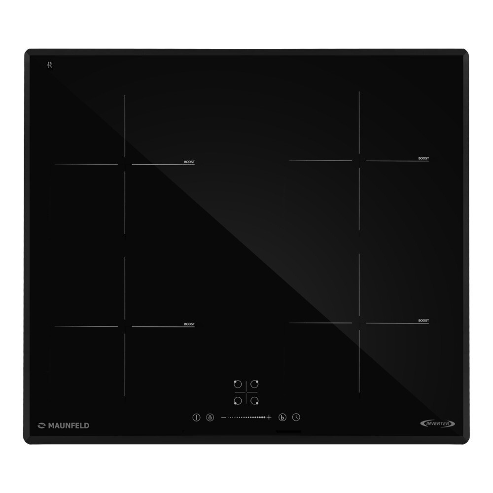 

Варочная панель индукционная Maunfeld AVI6046SBK 4 конфорки черная