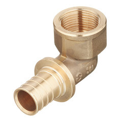 Угол Stout 25 мм х 3/4 ВР(г) латунный (SFA-0006-002534) - фото 1