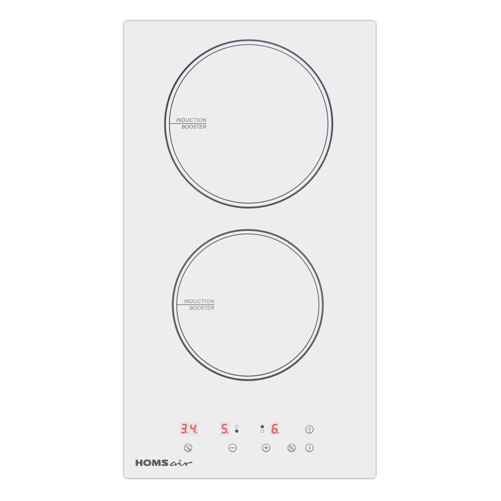 

Варочная панель индукционная HomSair HIC32AWH 2 конфорки белая