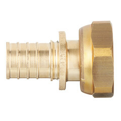 Соединитель прямой Stout 25 мм х 1 ВР(г) с накидной гайкой латунный (SFA-0019-002510) - фото 3