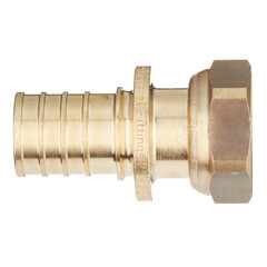 Соединитель прямой Stout 25 мм х 3/4 ВР(г) с накидной гайкой латунный (SFA-0019-002534) - фото 4