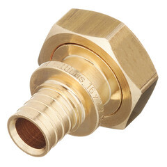 Соединитель прямой Stout 16 мм х 3/4 ЕК с накидной гайкой латунный (SFA-0034-001634) - фото 4