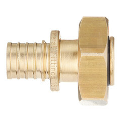 Соединитель прямой Stout 16 мм х 3/4 ЕК с накидной гайкой латунный (SFA-0034-001634) - фото 3