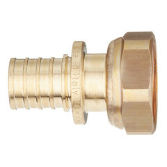 Соединитель прямой Stout 20 мм х 3/4 ВР(г) с накидной гайкой латунный (SFA-0034-002034) - фото 2