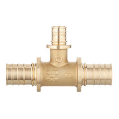 Тройник Stout 25 х 16 х 25 мм латунный (SFA-0014-251625) - фото 1