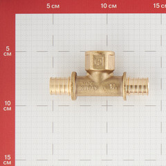 Тройник Stout 20 мм х 1/2 ВР(г) х 20 мм латунный (SFA-0028-002012) - фото 3