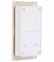 Блок выключатель и розетка Systeme Electric Glossa двухклавишный встраиваемый бежевый со шторками (GSL000274) - фото 4