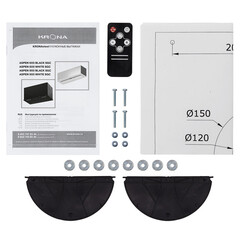 Кухонная вытяжка встраиваемая Krona Aspen 900 White SGC 82 см белая - фото 5