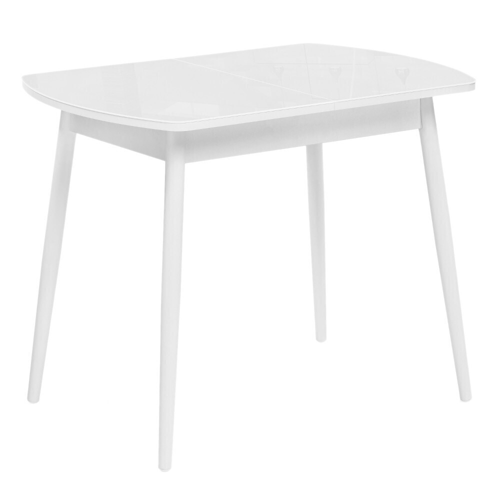 

Стол кухонный прямоугольный 1х0,64 м стеклянный белый Калверт (551083)