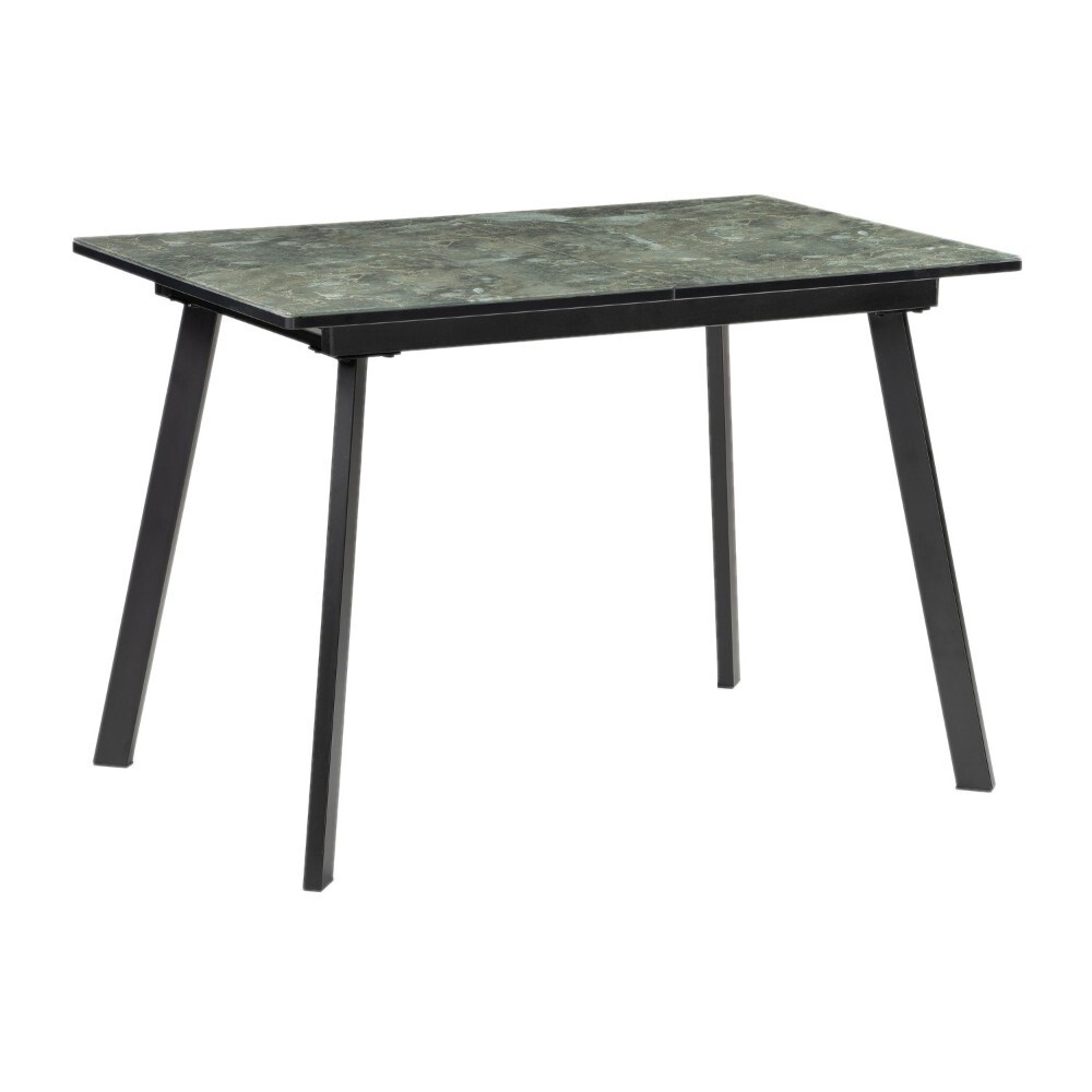 Изображение товара Кухонный раздвижной стол Агни 1,1х0,68 м стеклянный металлический компактный