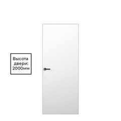 Изображение товара Дверь межкомнатная Lavelly Invisible 700х2000 мм левая с обратным открыванием кромка хром