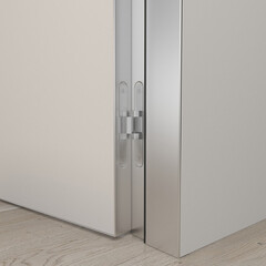 Дверь межкомнатная Lavelly Invisible 800х2300 мм правая с обратным открыванием кромка хром - фото 2