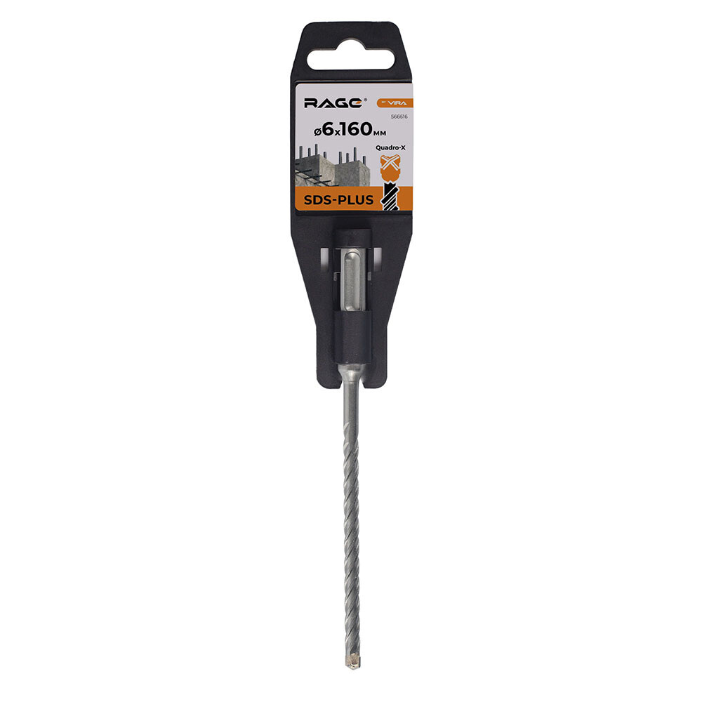 

Бур SDS-plus Rage Quadro-X 6х100х160 мм (566616)