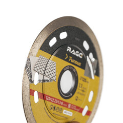 Диск алмазный по керамике Rage Furious 125х22,2х1,1 мм сплошной ультратонкий мокрый рез (605127) - фото 5