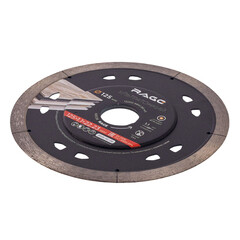 Диск алмазный по керамограниту Rage Non-Stop Cut 125х22,2х1,1 мм сплошной ультратонкий сухой рез (605128) - фото 6