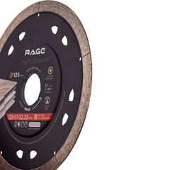 Диск алмазный по керамограниту Rage Non-Stop Cut 125х22,2х1,1 мм сплошной ультратонкий сухой рез (605128) - фото 4