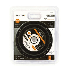 Диск алмазный по металлу Rage by Vira Metal Cutter 125х22,2х1,2 мм сплошной сухой рез (607125) - фото 4