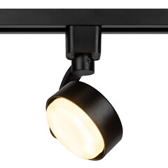 Изображение товара Трековый светильник однофазный Эра TR41-GX53 BK 18 Вт GX53 3 кв.м черный (Б0061109)