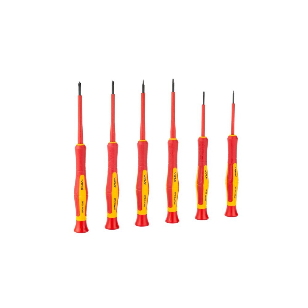 Изображение товара Набор диэлектрических отверток Rage by Vira 1000 В в пластиковом кейсе