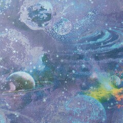 Обои бумажные Саратовские обои Космос С6 Д644-01 (0,53х10 м) - фото 6