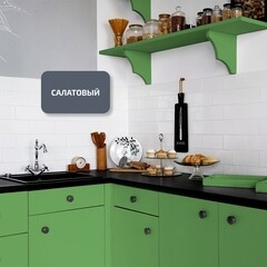 Эмаль универсальная акриловая Радуга Colors салатовая полуматовая 1,9 л - фото 4