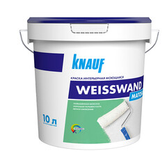 Изображение товара Краска интерьерная Кнауф Вайсванд база С бесцветная 14 кг