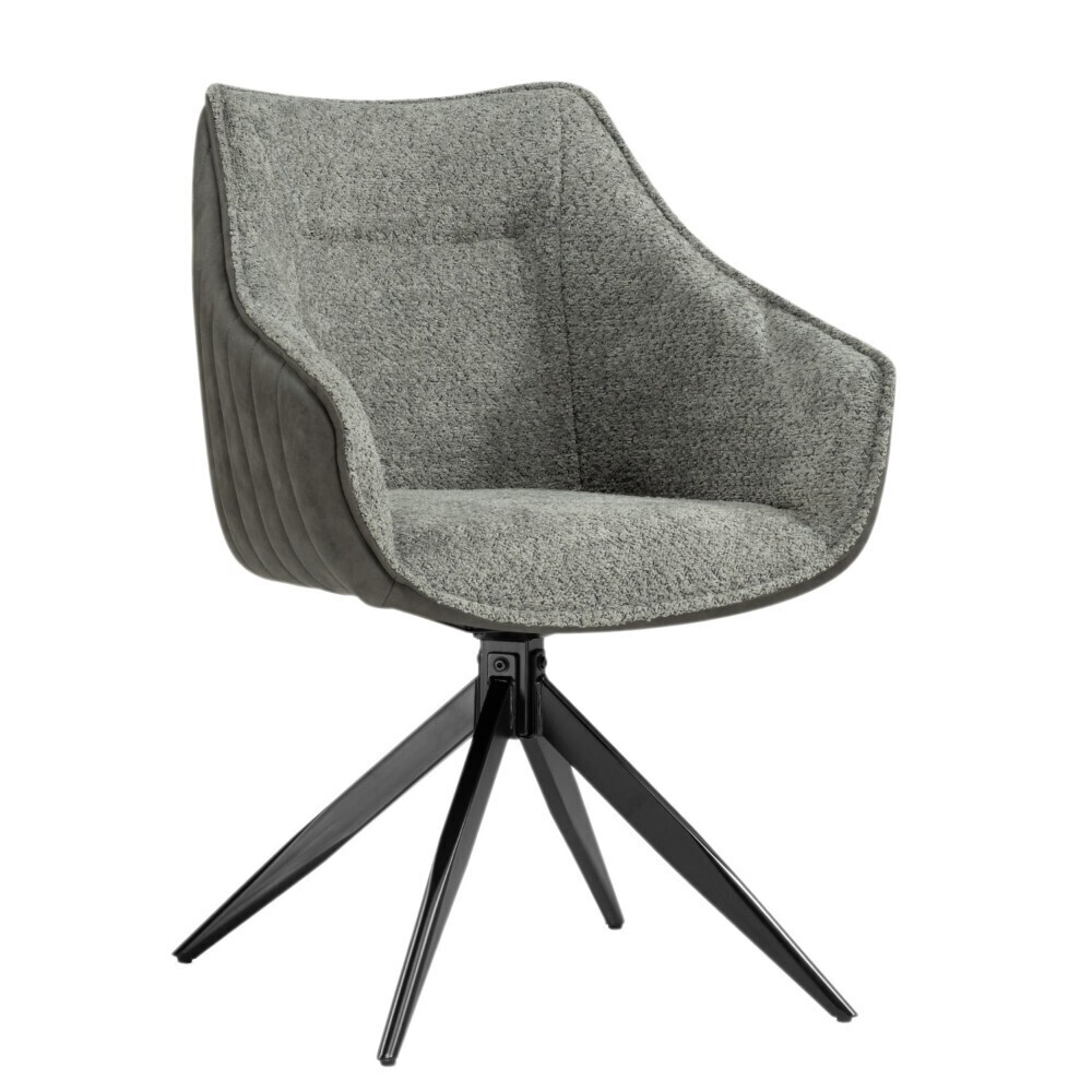 

Стул-кресло крутящийся Kansas серый (15834)