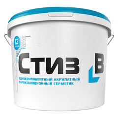 Изображение товара Герметик акриловый пароизоляционный внутренний Стиз B белый 7 кг