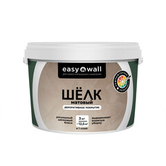 Изображение товара Декоративное покрытие Bayramix Easy Wall Матовый шелк белая 3 кг