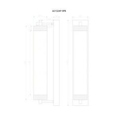 Светильник светодиодный накладной Arte Lamp Galaxy 4000К 9 Вт 0,5 кв.м медь IP20 (A2132AP-9PB) - фото 2