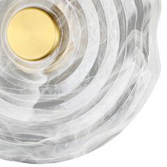 Светильник светодиодный накладной Arte Lamp Bevel 3000К 6 Вт 1 кв.м латунь IP20 (A1682AP-5PB) - фото 3