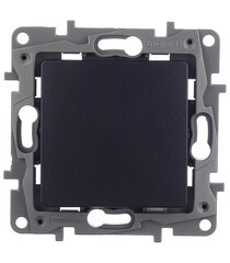 Изображение товара Переключатель Legrand Etika одноклавишный встраиваемый антрацит (672605)
