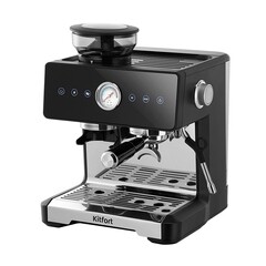 Кофейная станция рожковая Kitfort КТ-7577 черная
