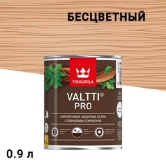 Изображение товара Антисептик Tikkurila/Tikkivala Valtti Pro декоративный для дерева бесцветный 0,9 л