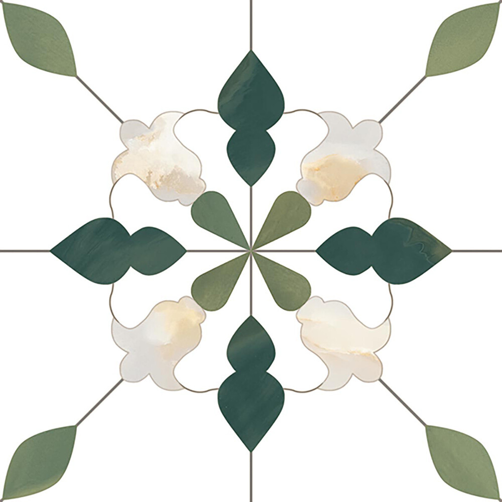 Изображение товара Керамогранит Monopole Aramis Esmeralda 187х187х8 мм зеленый