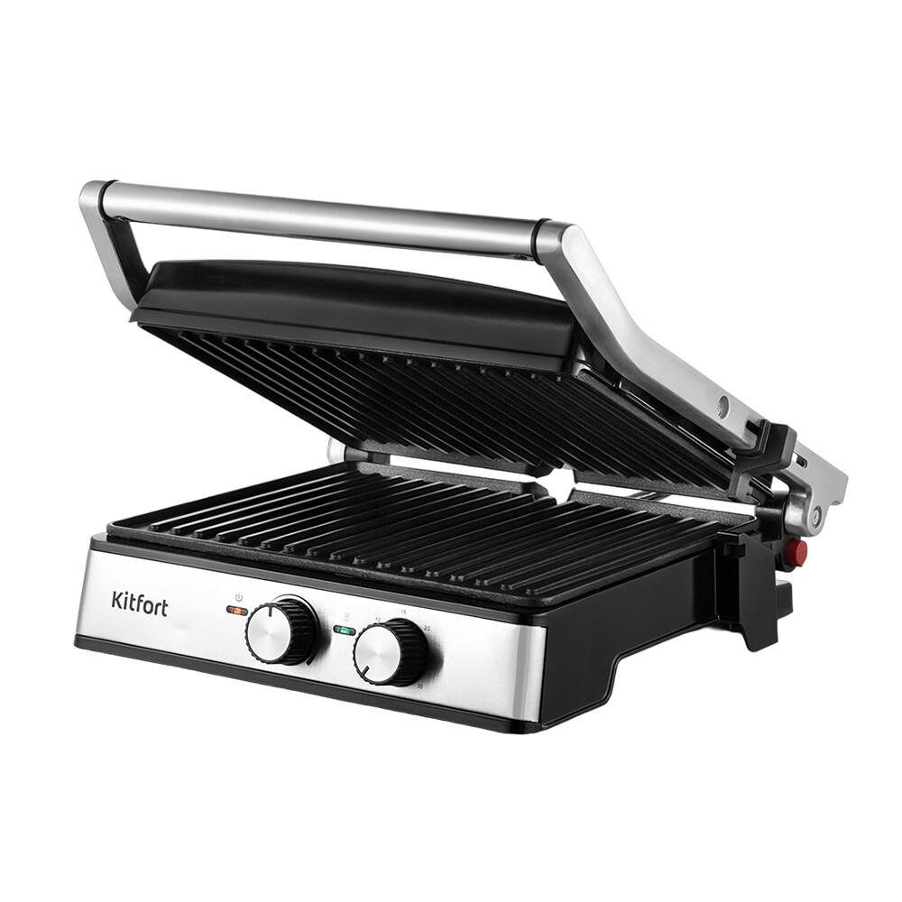 Электрогриль Kitfort КТ-3601 нержавеющая сталь