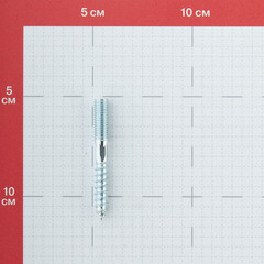 Шпилька сантехническая M8х60 мм оцинкованная (4 шт.) - фото 3