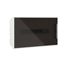 Щит распределительный встраиваемый DKC Frame ЩРВ-П пластиковый IP40 242,4х416,4х100 мм 18 модулей непрозрачная дверь