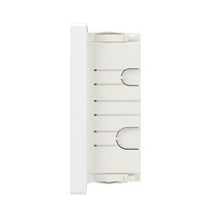 Щит распределительный встраиваемый DKC Frame ЩРВ-П пластиковый IP40 242,4х416,4х100 мм 18 модулей непрозрачная дверь - фото 3