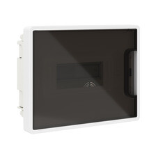 Щит распределительный встраиваемый DKC Frame ЩРВ-П пластиковый IP40 180,9х224,4х99,5 мм 8 модулей непрозрачная дверь