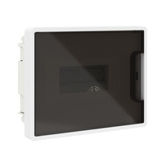 Изображение товара Щит распределительный встраиваемый DKC Frame ЩРВ-П пластиковый IP40 180,9х224,4х99,5 мм 8 модулей непрозрачная дверь