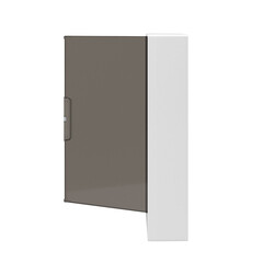 Щит распределительный навесной DKC Frame ЩРН-П пластиковый IP40 529,1х311,6х102,8 мм 36 модулей непрозрачная дверь - фото 3