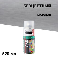 Изображение товара Лак аэрозольный акриловый Kudo Arte бесцветный 520 мл матовый